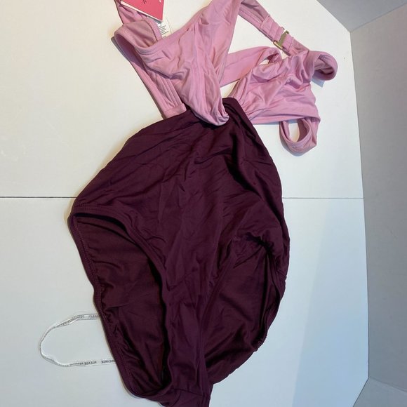 NWT Kate Spade Color-blocking Halter One Piece - Picture 3 of 9